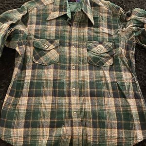 Vintage ponderosa wool button up